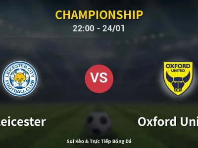 Soi Kèo Leicester vs Oxford United – 22:00 24/01 | Nhận Định, Dự Đoán Tỷ Số