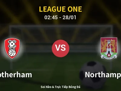 Kết Quả: Rotherham 2-1 Northampton – Highlight & Bàn Thắng | League One