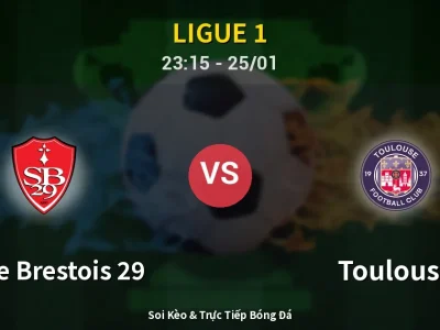 Soi Kèo Stade Brestois 29 vs Toulouse – 23:15 25/01 | Nhận Định, Dự Đoán Tỷ Số