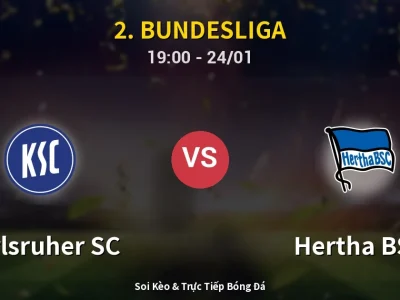 🔴 Trực Tiếp: Karlsruher SC 0-0 Hertha BSC – Link Xem 2. Bundesliga (Full HD)