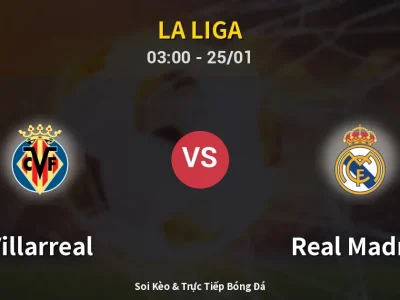 Kết Quả: Villarreal 0-2 Real Madrid – Highlight & Bàn Thắng | La Liga
