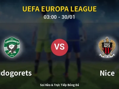 Kết Quả: Ludogorets 1-0 Nice – Highlight & Bàn Thắng | UEFA Europa League