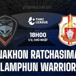 Dự đoán Nakhon Ratchasima vs Lamphun Warrior: Cuộc đấu sinh tử của hai đội đáy bảng Thai League 1 1