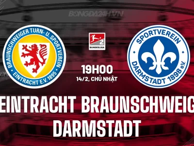 Dự Đoán Sốc: Darmstadt Có Thể Hòa Trước Chủ Nhà Braunschweig? | Soi Kèo Hạng 2 Đức 14/2