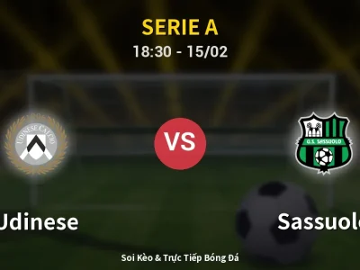 Kết Quả: Udinese 1-2 Sassuolo – Highlight & Bàn Thắng | Serie A