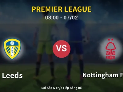 Kết Quả: Leeds 3-1 Nottingham Forest – Highlight & Bàn Thắng | Premier League