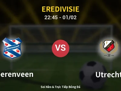Soi Kèo Heerenveen vs Utrecht – 22:45 01/02 | Nhận Định, Dự Đoán Tỷ Số