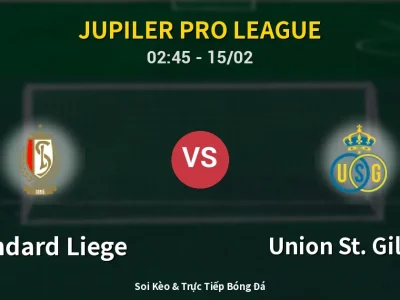 Kết Quả: Standard Liege 1-1 Union St. Gilloise – Highlight & Bàn Thắng | Jupiler Pro League