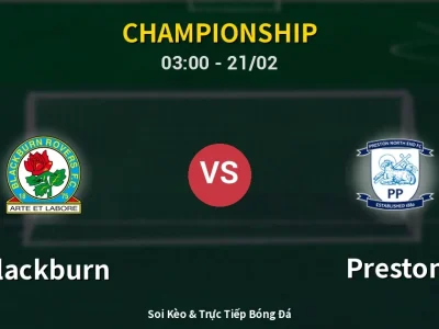 Kết Quả: Blackburn 1-0 Preston – Highlight & Bàn Thắng | Championship