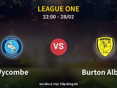 Soi Kèo Wycombe vs Burton Albion – 22:00 28/02 | Nhận Định, Dự Đoán Tỷ Số
