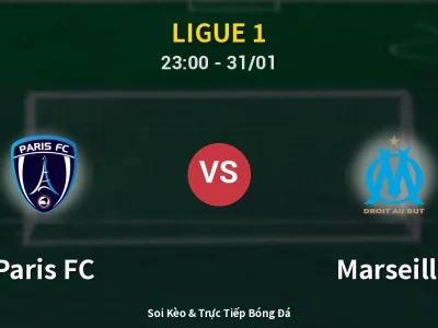 Soi Kèo Paris FC vs Marseille – 23:00 31/01 | Nhận Định, Dự Đoán Tỷ Số