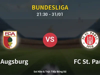 🔴 Trực Tiếp: FC Augsburg 0-0 FC St. Pauli – Link Xem Bundesliga (Full HD)