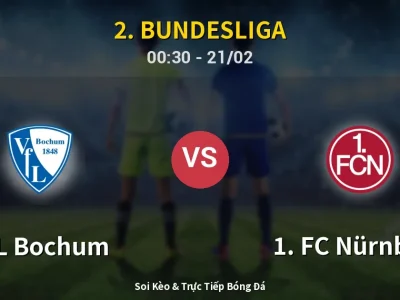 Kết Quả: VfL Bochum 1-1 1. FC Nürnberg – Highlight & Bàn Thắng | 2. Bundesliga