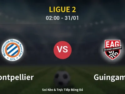 Kết Quả: Montpellier 3-1 Guingamp – Highlight & Bàn Thắng | Ligue 2