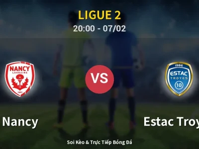 🔴 Trực Tiếp: Nancy 1-1 Estac Troyes – Link Xem Ligue 2 (Full HD)