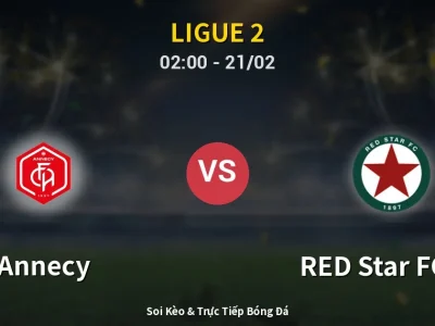 Kết Quả: Annecy 2-1 RED Star FC 93 – Highlight & Bàn Thắng | Ligue 2