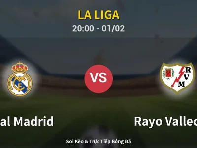 🔴 Trực Tiếp: Real Madrid 1-0 Rayo Vallecano – Link Xem La Liga (Full HD)