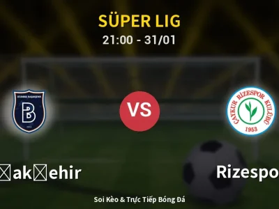 🔴 Trực Tiếp: Başakşehir 1-0 Rizespor – Link Xem Süper Lig (Full HD)
