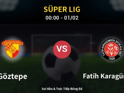 Kết Quả: Göztepe 2-1 Fatih Karagümrük – Highlight & Bàn Thắng | Süper Lig