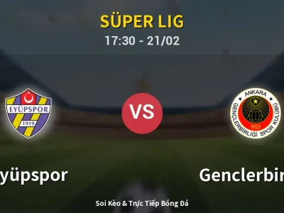 Kết Quả: Eyüpspor 1-0 Genclerbirligi – Highlight & Bàn Thắng | Süper Lig