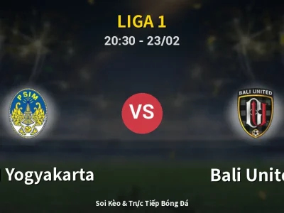🔴 Trực Tiếp: PSIM Yogyakarta 1-3 Bali United – Link Xem Liga 1 (Full HD)