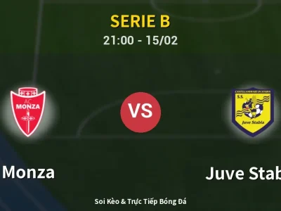 🔴 Trực Tiếp: Monza 2-1 Juve Stabia – Link Xem Serie B (Full HD)