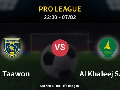 Soi Kèo Al Taawon vs Al Khaleej Saihat – 22:30 07/02 | Nhận Định, Dự Đoán Tỷ Số