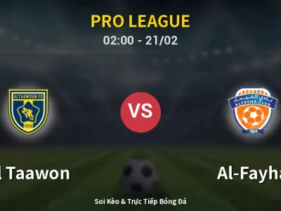 Kết Quả: Al Taawon 2-3 Al-Fayha – Highlight & Bàn Thắng | Pro League