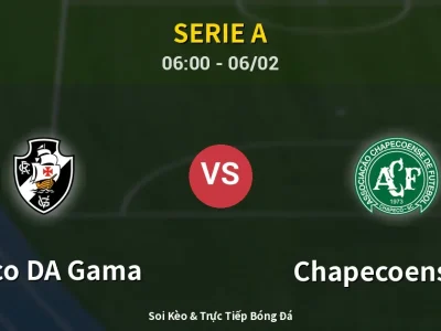 Kết Quả: Vasco DA Gama 1-1 Chapecoense-sc – Highlight & Bàn Thắng | Serie A