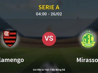Soi Kèo Flamengo vs Mirassol – 04:00 26/02 | Nhận Định, Dự Đoán Tỷ Số