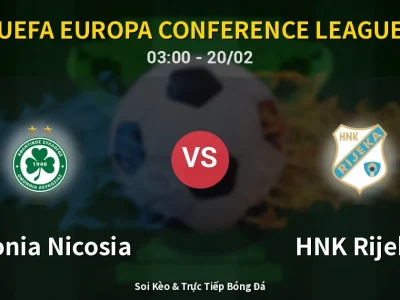 Kết Quả: Omonia Nicosia 0-1 HNK Rijeka – Highlight & Bàn Thắng | UEFA Europa Conference League