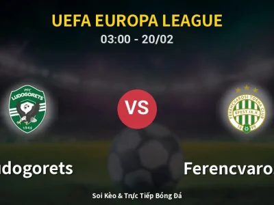 Kết Quả: Ludogorets 2-1 Ferencvarosi TC – Highlight & Bàn Thắng | UEFA Europa League
