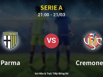 🔴 Trực Tiếp: Parma 0-0 Cremonese – Link Xem Serie A (Full HD)