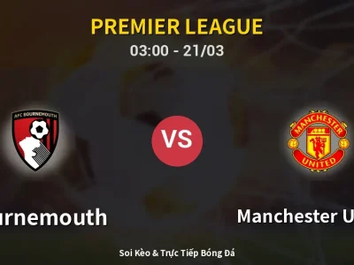 Kết Quả: Bournemouth 2-2 Manchester United – Highlight & Bàn Thắng | Premier League