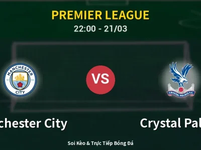 Soi Kèo Manchester City vs Crystal Palace – 22:00 21/03 | Nhận Định, Dự Đoán Tỷ Số