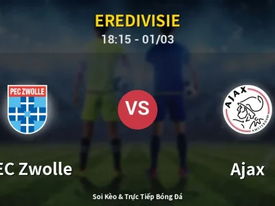 Kết Quả: PEC Zwolle 0-0 Ajax – Highlight & Bàn Thắng | Eredivisie