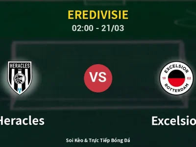 Kết Quả: Heracles 1-1 Excelsior – Highlight & Bàn Thắng | Eredivisie