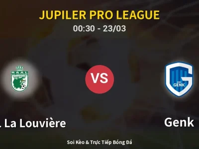 Kết Quả: RAAL La Louvière 5-5 Genk – Highlight & Bàn Thắng | Jupiler Pro League
