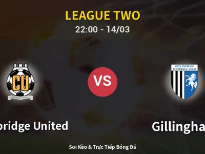 🔴 Trực Tiếp: Cambridge United 1-0 Gillingham – Link Xem League Two (Full HD)