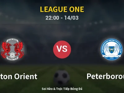 🔴 Trực Tiếp: Leyton Orient 0-0 Peterborough – Link Xem League One (Full HD)