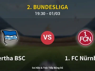 Kết Quả: Hertha BSC 2-1 1. FC Nürnberg – Highlight & Bàn Thắng | 2. Bundesliga