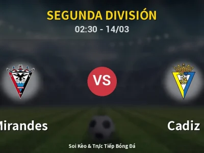 Kết Quả: Mirandes 0-2 Cadiz – Highlight & Bàn Thắng | Segunda División