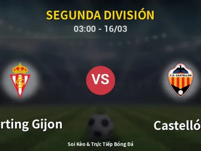 Kết Quả: Sporting Gijon 4-1 Castellón – Highlight & Bàn Thắng | Segunda División