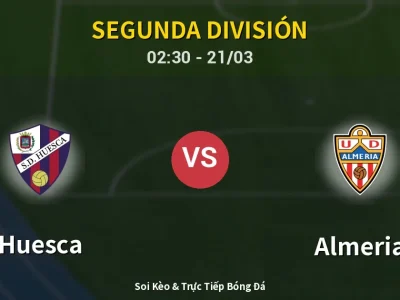 Kết Quả: Huesca 1-3 Almeria – Highlight & Bàn Thắng | Segunda División