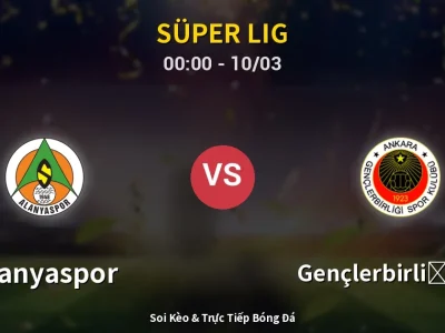 Kết Quả: Alanyaspor 0-0 Gençlerbirliği S.K. – Highlight & Bàn Thắng | Süper Lig