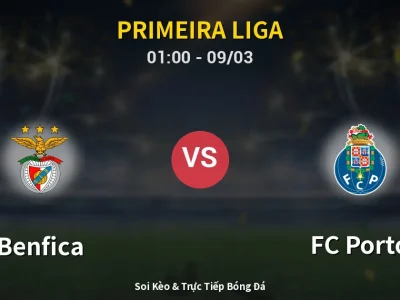 Kết Quả: Benfica 2-2 FC Porto – Highlight & Bàn Thắng | Primeira Liga