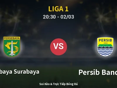 Kết Quả: Persebaya Surabaya 2-2 Persib Bandung – Highlight & Bàn Thắng | Liga 1