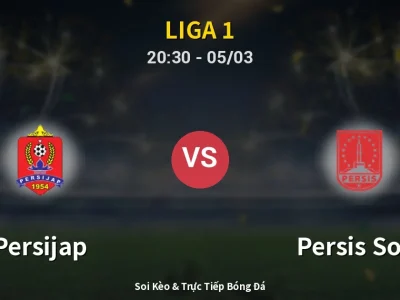 🔴 Trực Tiếp: Persijap 0-0 Persis Solo – Link Xem Liga 1 (Full HD)