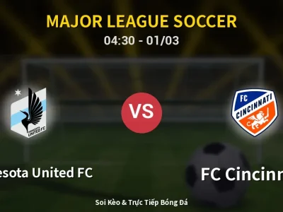 Kết Quả: Minnesota United FC 1-0 FC Cincinnati – Highlight & Bàn Thắng | Major League Soccer