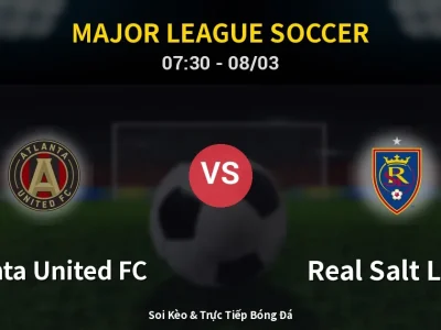 Kết Quả: Atlanta United FC 2-3 Real Salt Lake – Highlight & Bàn Thắng | Major League Soccer